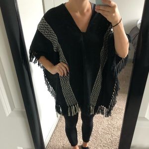 Poncho sweater